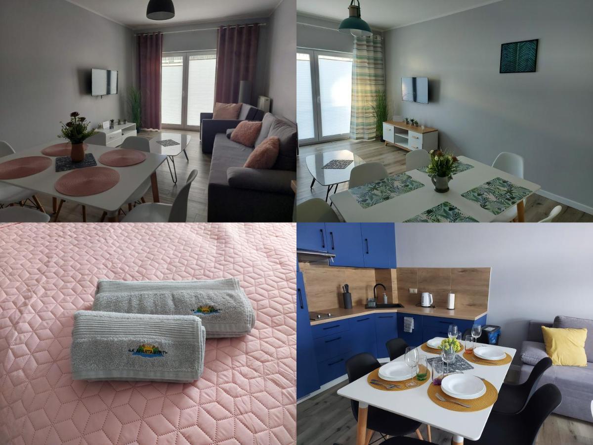Apartamenty Z Tarasami "Mietowy Spokoj 15" "Romantyczna Szarosc 16" "Niebieska Elegancja 17" Maksymalnie Dla 6 Osob โปเบียโรโว ภายนอก รูปภาพ