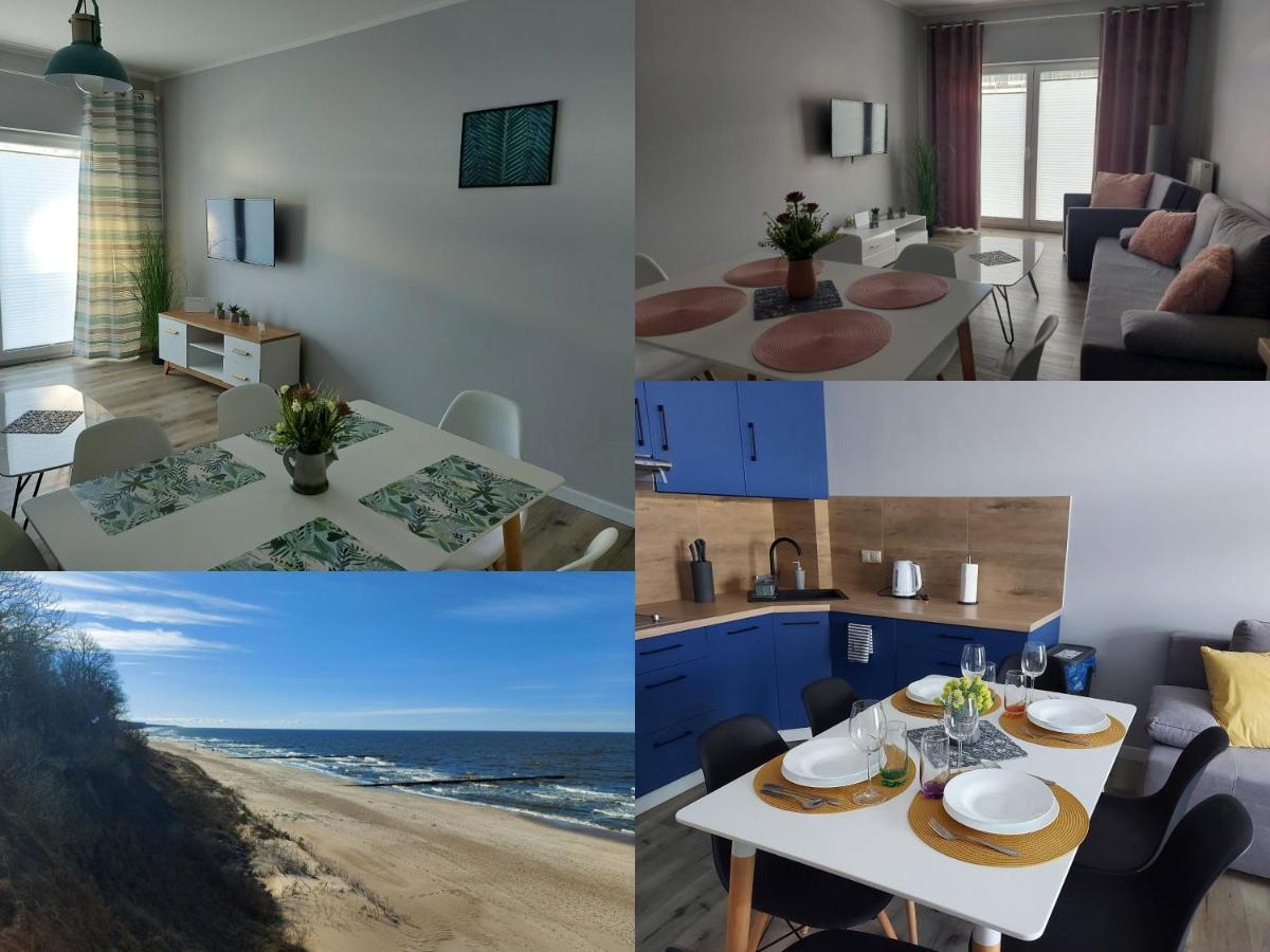 Apartamenty Z Tarasami "Mietowy Spokoj 15" "Romantyczna Szarosc 16" "Niebieska Elegancja 17" Maksymalnie Dla 6 Osob โปเบียโรโว ภายนอก รูปภาพ