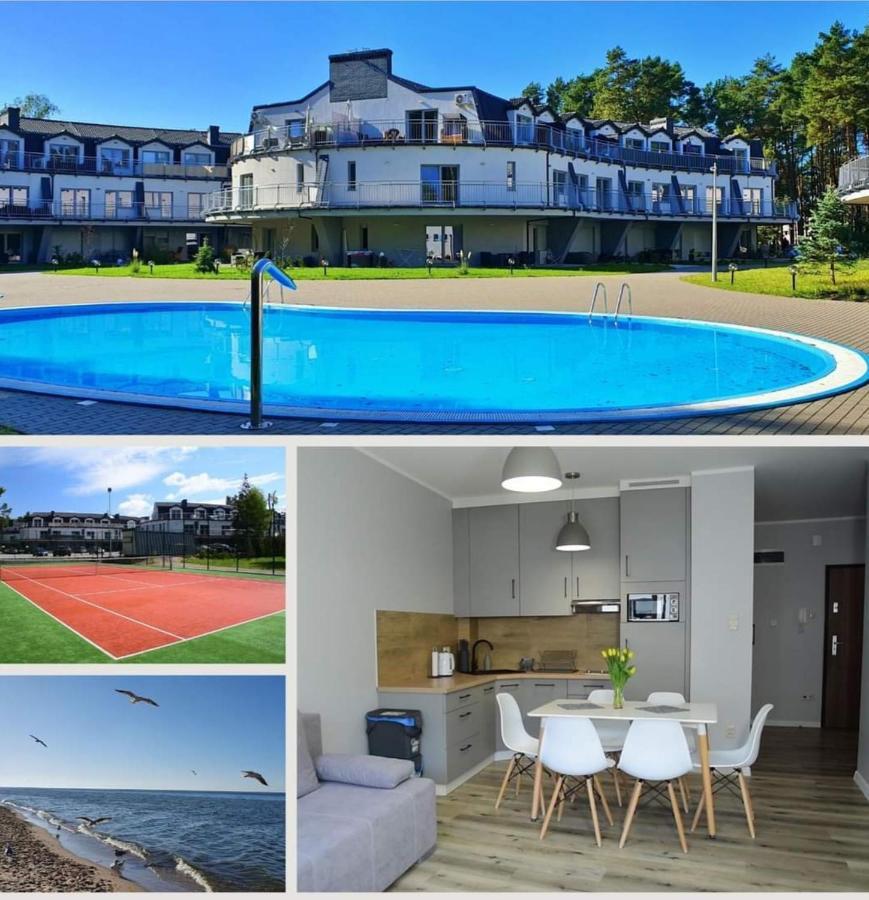 Apartamenty Z Tarasami "Mietowy Spokoj 15" "Romantyczna Szarosc 16" "Niebieska Elegancja 17" Maksymalnie Dla 6 Osob โปเบียโรโว ภายนอก รูปภาพ